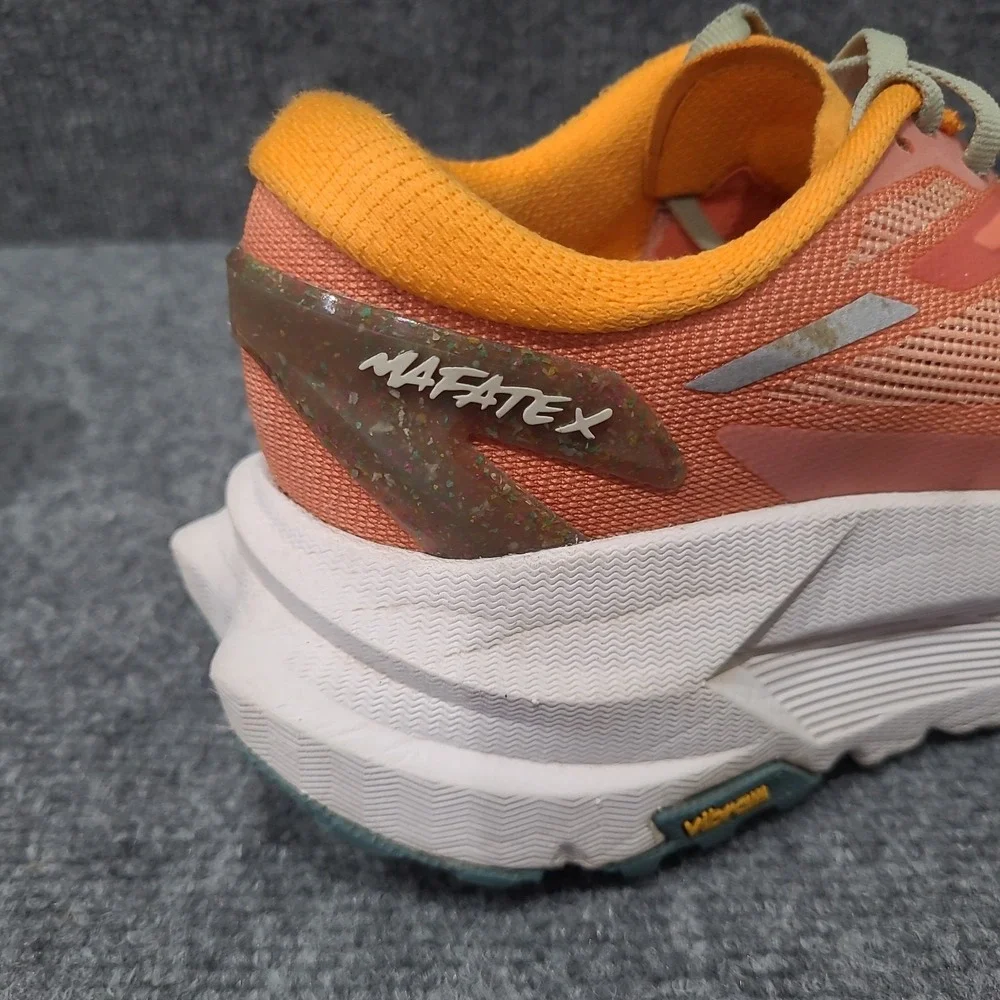 Hoka Mafate X Women's Size 7.5B Feldspar Mountain Fog Running Shoes Comfort